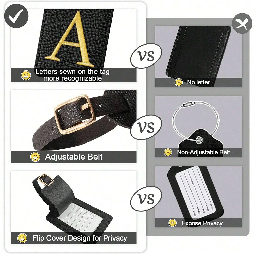 Étiquettes bagages Nomadly - sur valise