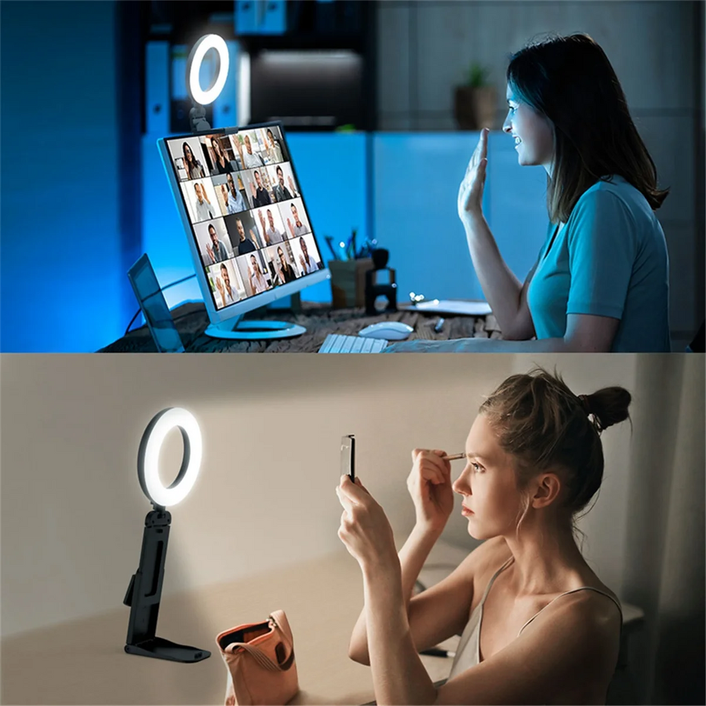 Ring Light Clip LED pour Visioconférence Nomadly
