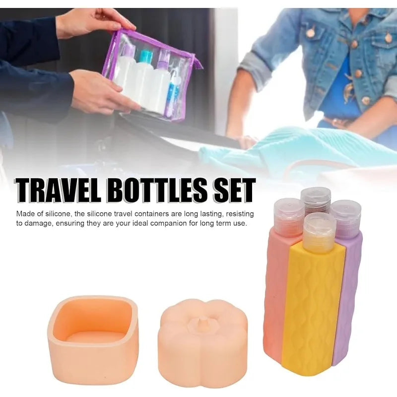 Bouteille de voyage 4-en-1 Nomadly - détail