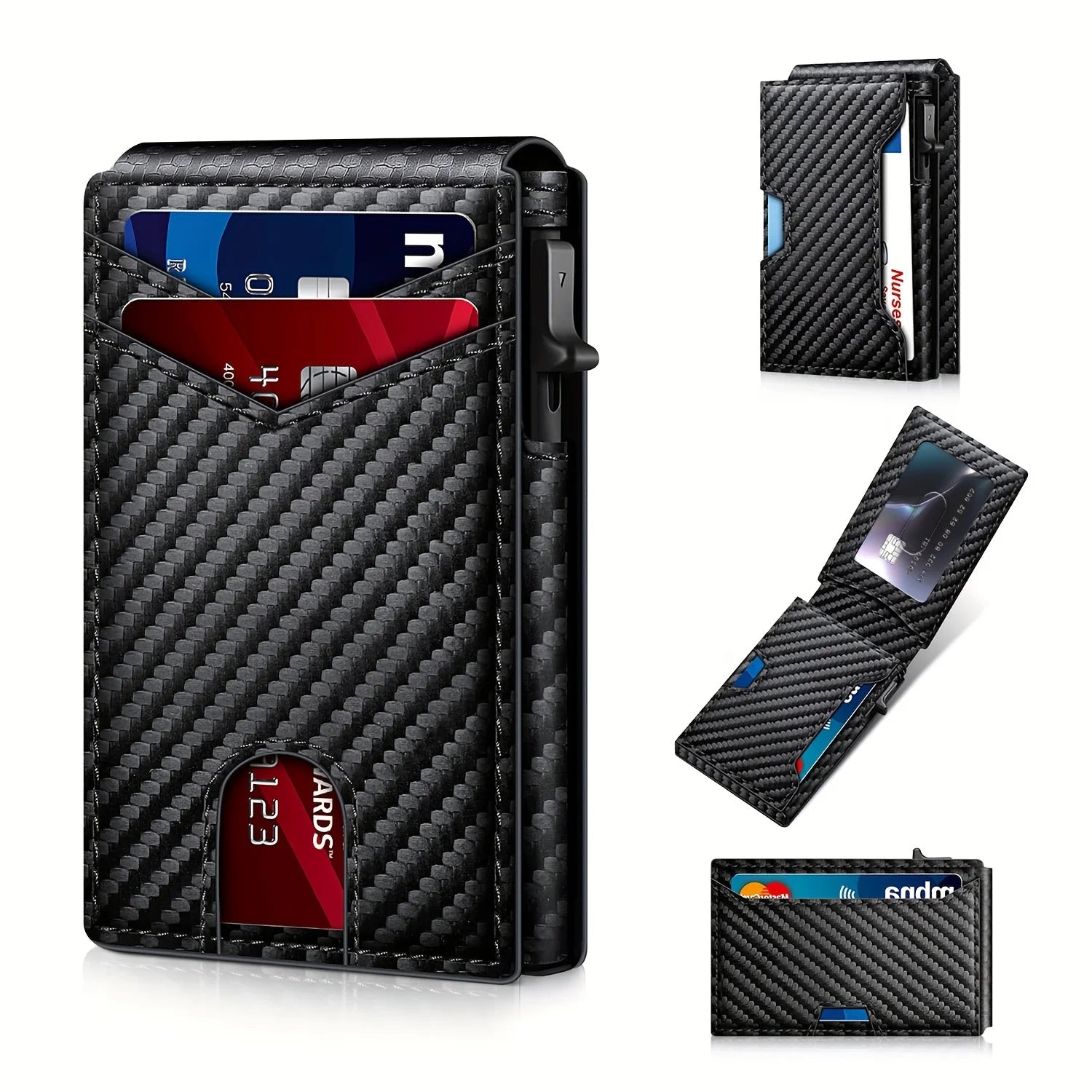 Portefeuille RFID Anti-Vol Nomadly - vue ouverte