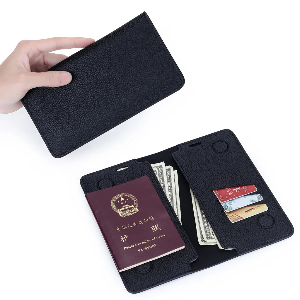 Housse passeport Nomadly - ouverte