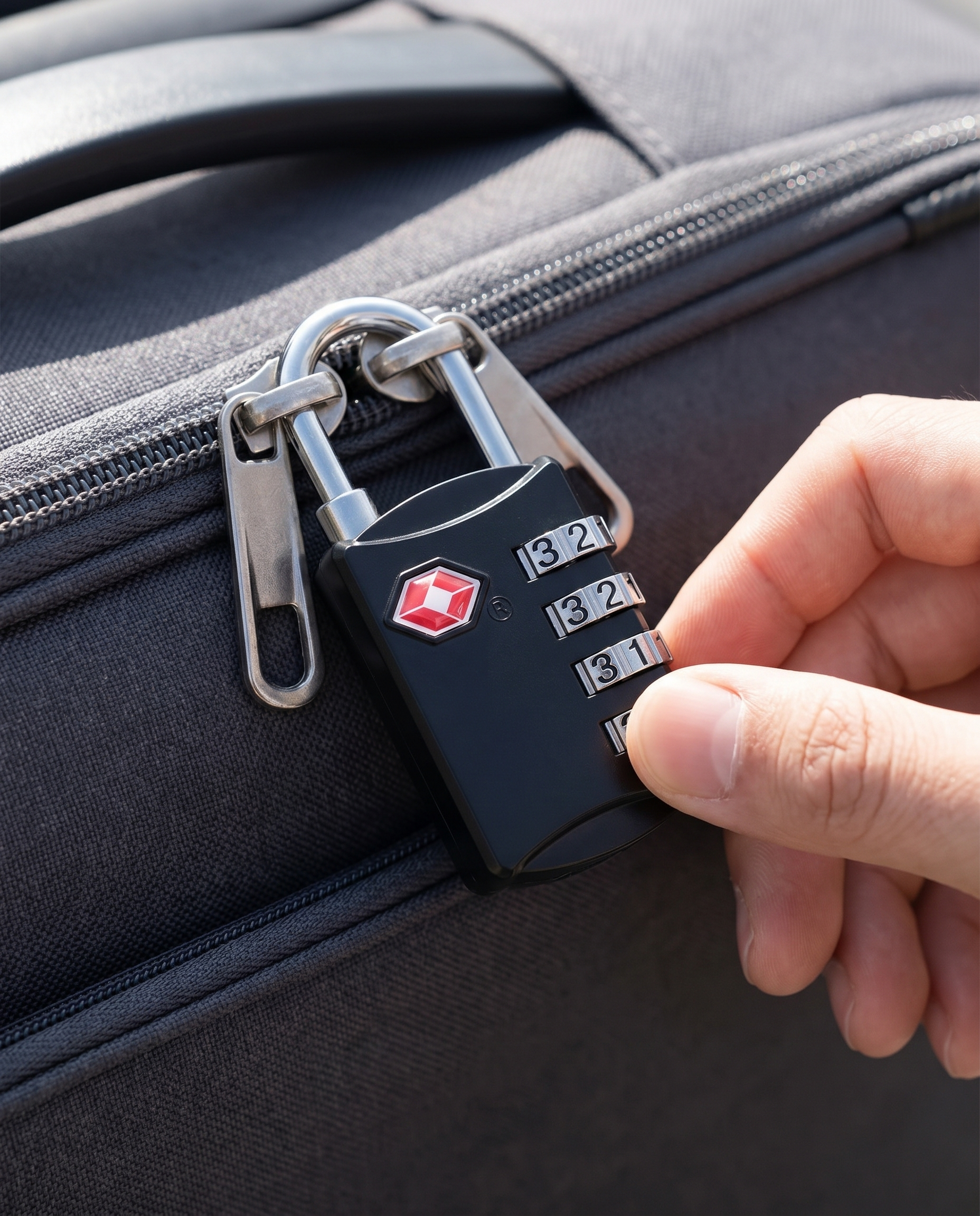 Cadenas TSA à combinaison Nomadly sur bagage