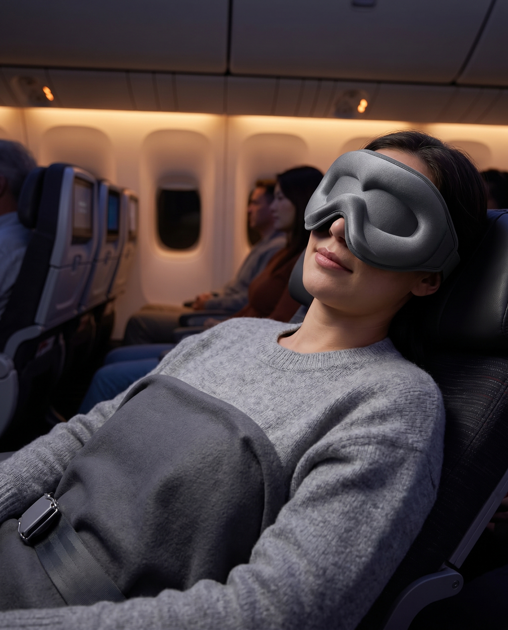 Masque de sommeil 3D Nomadly bloquant la lumière en vol