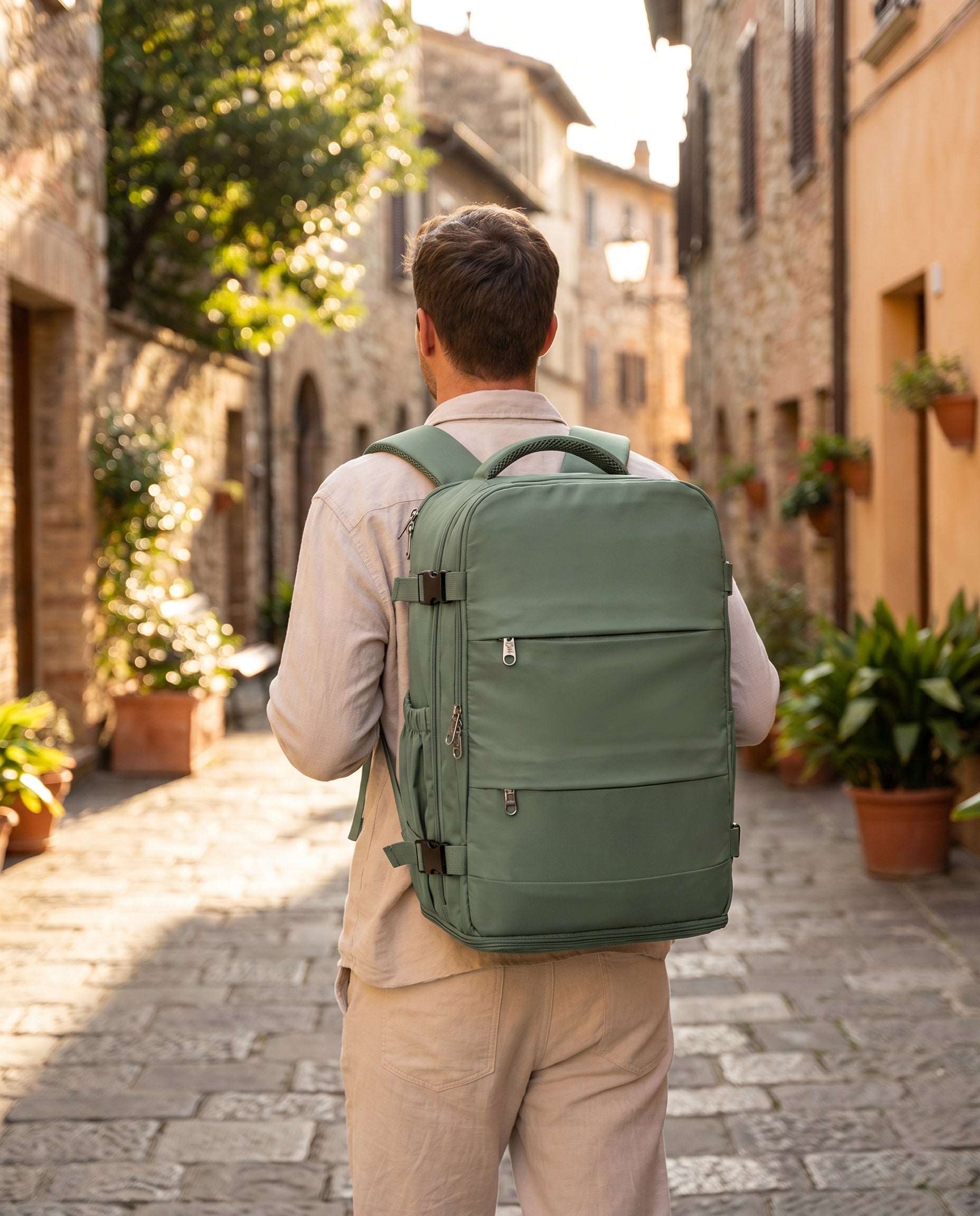 Sac à dos pliable ultraléger Nomadly porté en ville